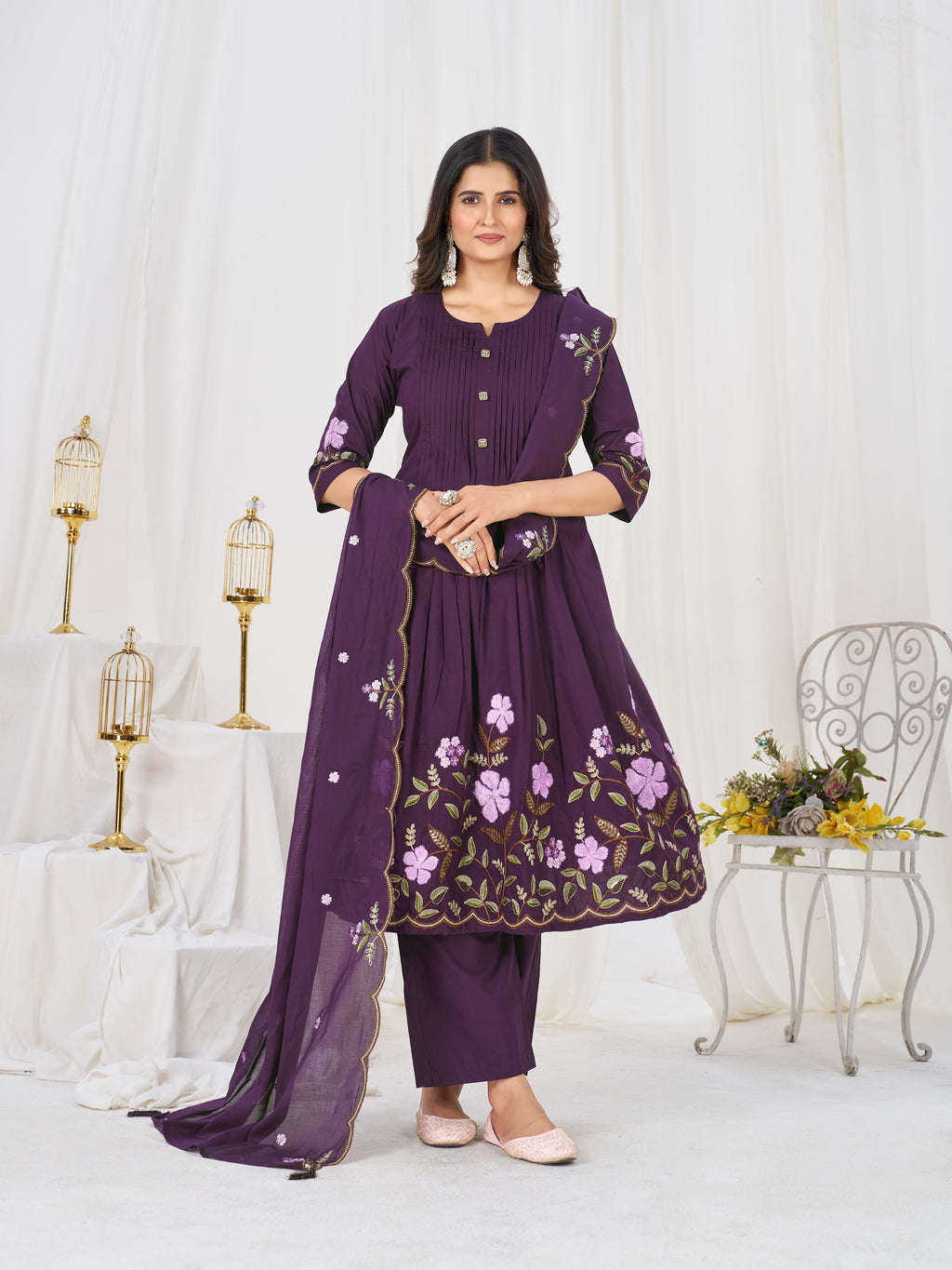 ✨🌸 *DIVA-159 Anarkali Kurti Set* 🌸✨ Step into timeless elegance with this beautifully crafted Anarkali Kurti Set, designed for festive celebrations, weddings, parties & special occasions. 💖