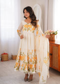 *NKB-79**PRESENTING NEW GLASS ROMAN SILK FABRIC WITH EMBROIDERY SEQUENCE AND JARI WORK TOP,DUPPTA SET WITH FARSHI SHALWAR READY TO WEAR*
