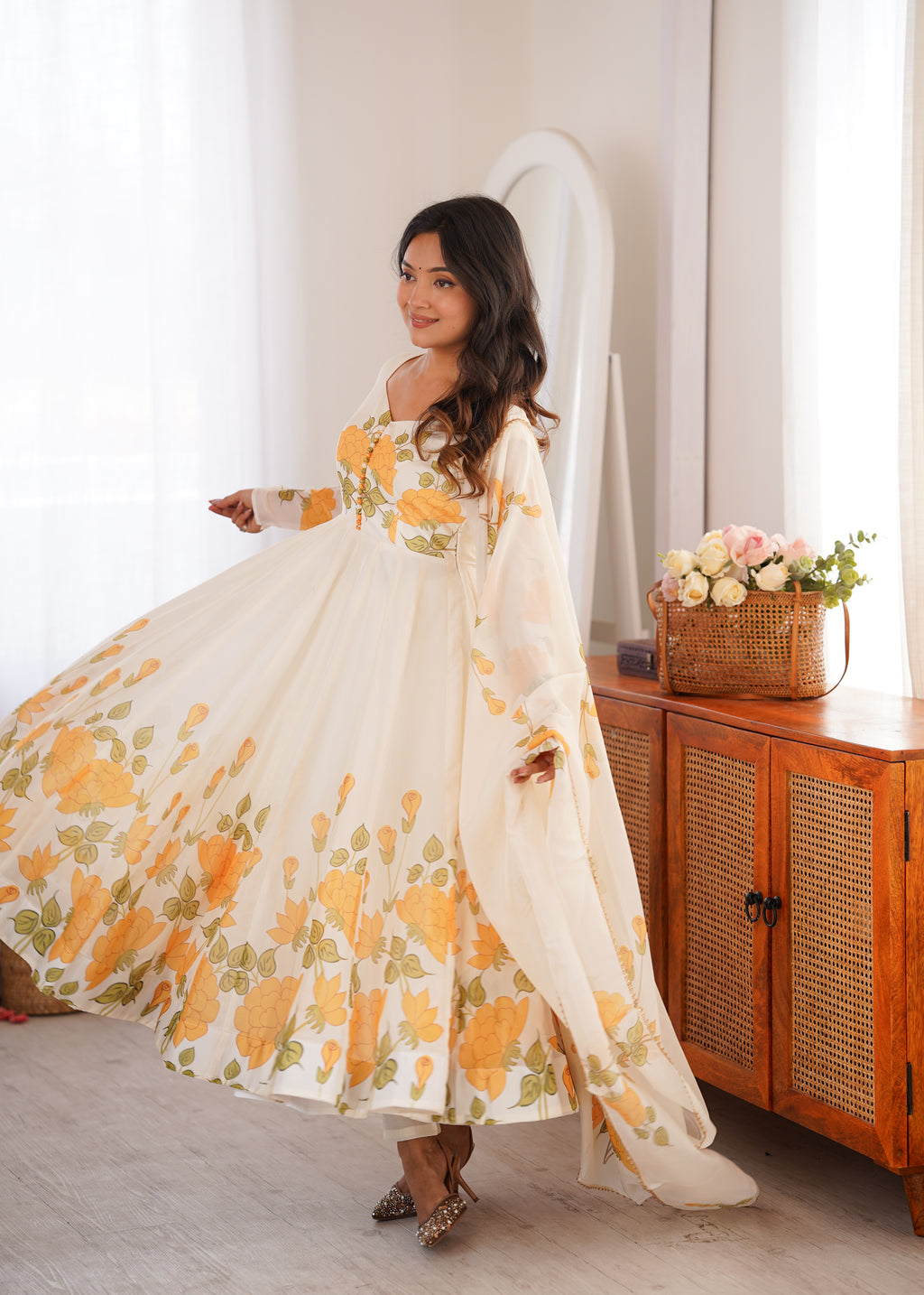 *NKB-79**PRESENTING NEW GLASS ROMAN SILK FABRIC WITH EMBROIDERY SEQUENCE AND JARI WORK TOP,DUPPTA SET WITH FARSHI SHALWAR READY TO WEAR*