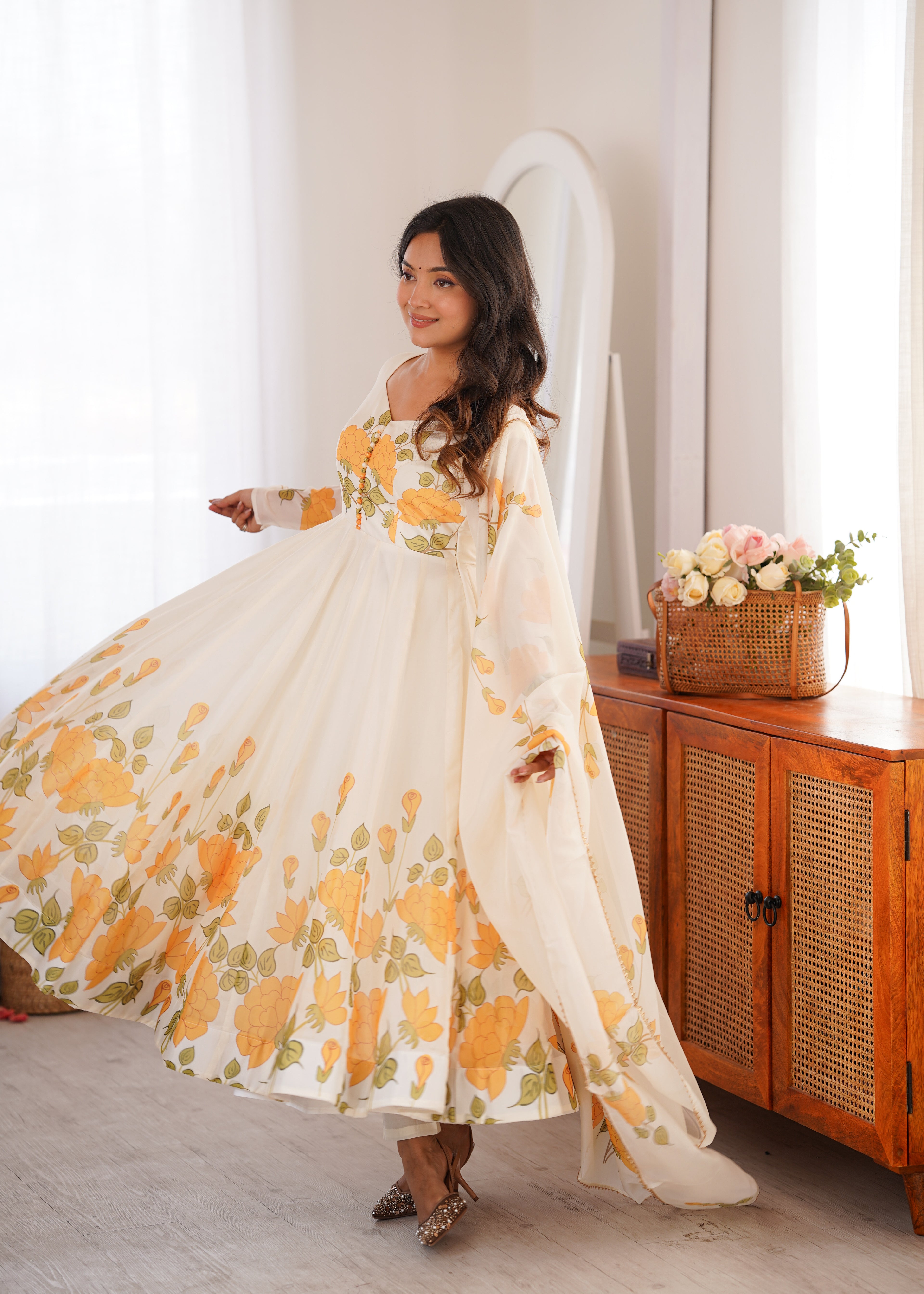 *NKB-79**PRESENTING NEW GLASS ROMAN SILK FABRIC WITH EMBROIDERY SEQUENCE AND JARI WORK TOP,DUPPTA SET WITH FARSHI SHALWAR READY TO WEAR*