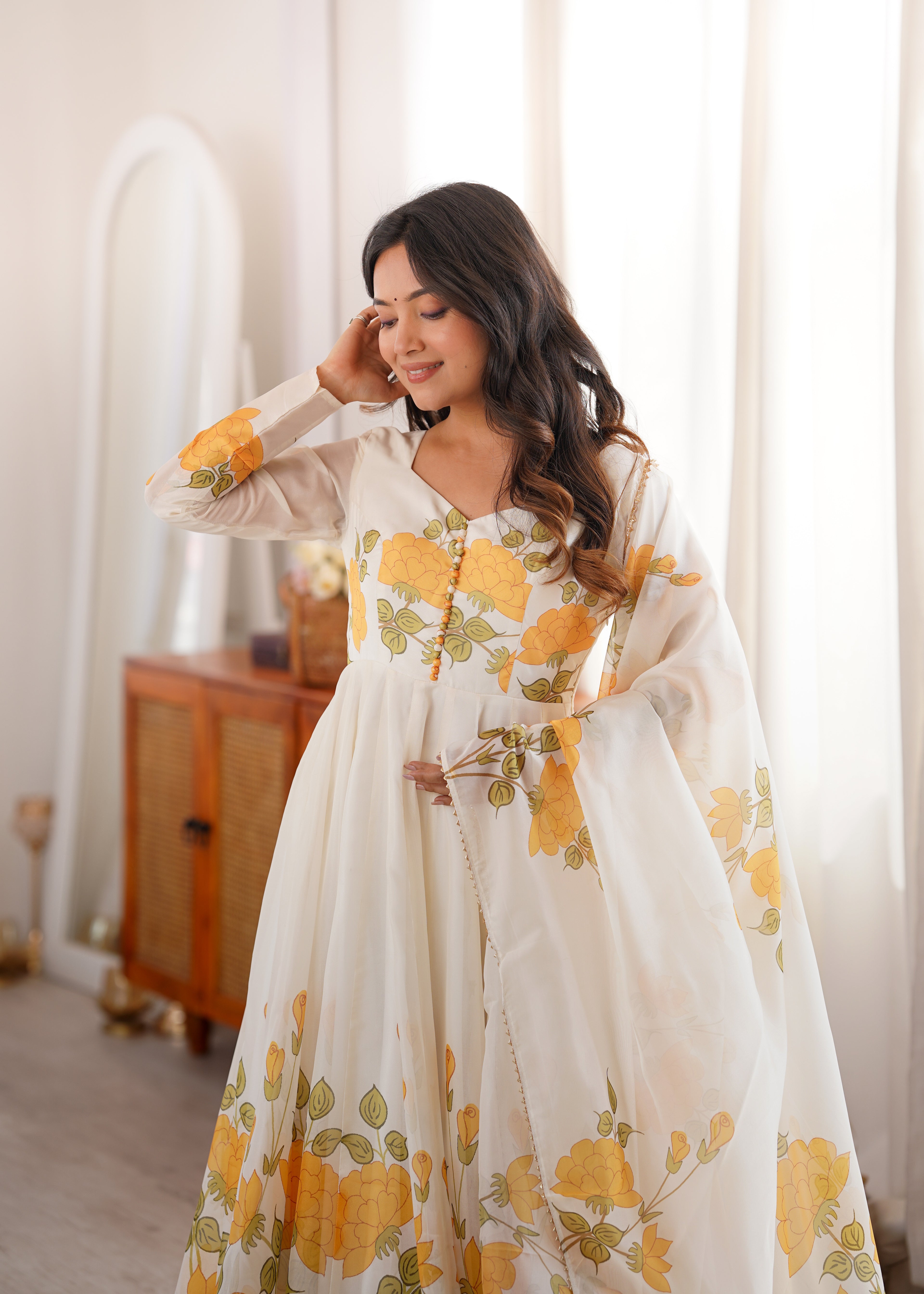 *NKB-79**PRESENTING NEW GLASS ROMAN SILK FABRIC WITH EMBROIDERY SEQUENCE AND JARI WORK TOP,DUPPTA SET WITH FARSHI SHALWAR READY TO WEAR*