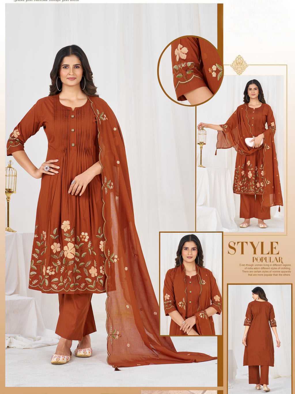 ✨🌸 *DIVA-159 Anarkali Kurti Set* 🌸✨ Step into timeless elegance with this beautifully crafted Anarkali Kurti Set, designed for festive celebrations, weddings, parties & special occasions. 💖