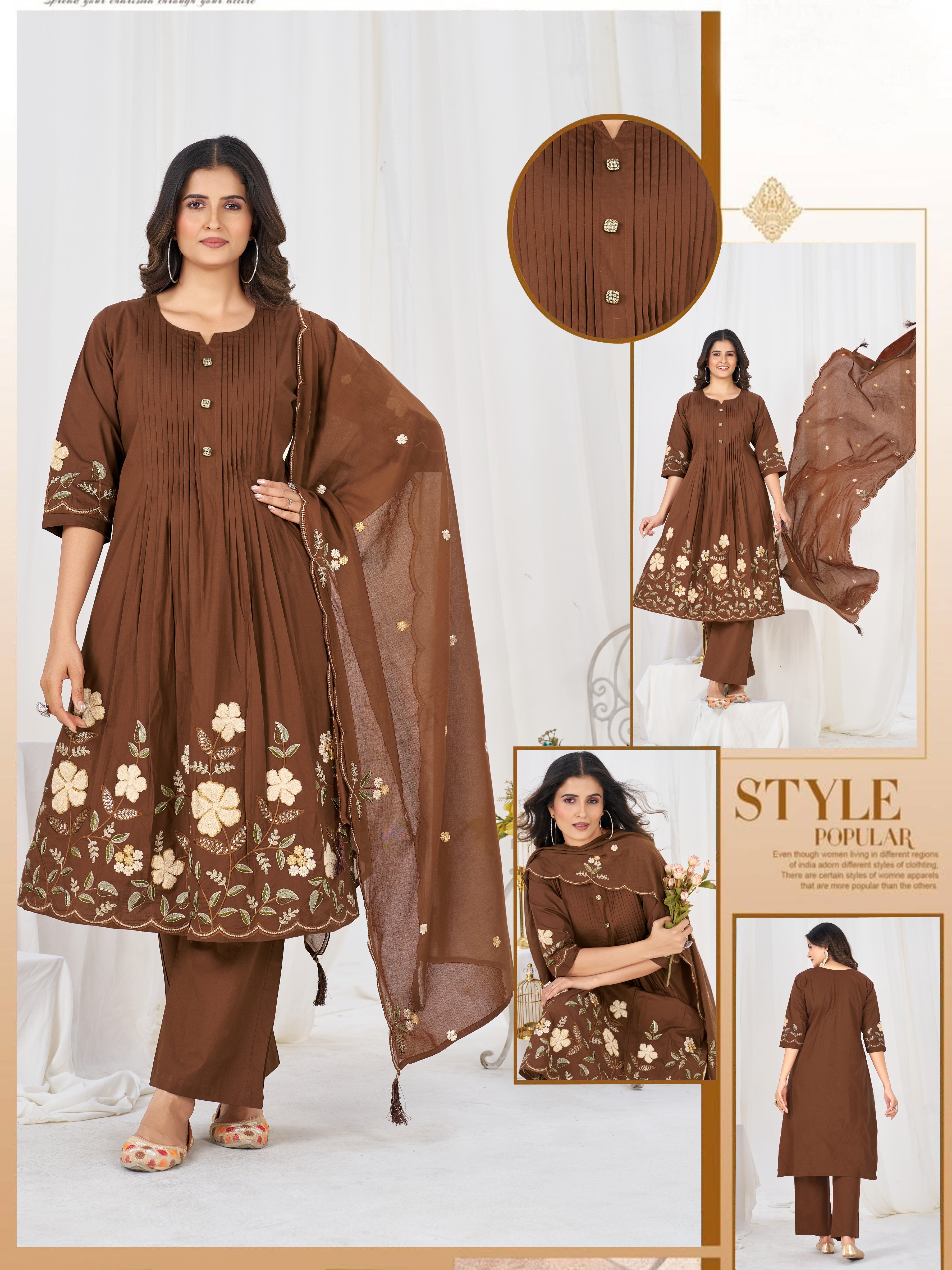 ✨🌸 *DIVA-159 Anarkali Kurti Set* 🌸✨ Step into timeless elegance with this beautifully crafted Anarkali Kurti Set, designed for festive celebrations, weddings, parties & special occasions. 💖