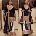 *(MF-531)* 💥*Launching New Designer Party Wear Look Top , Sharara Plazzo and Dupatta*👌❤️