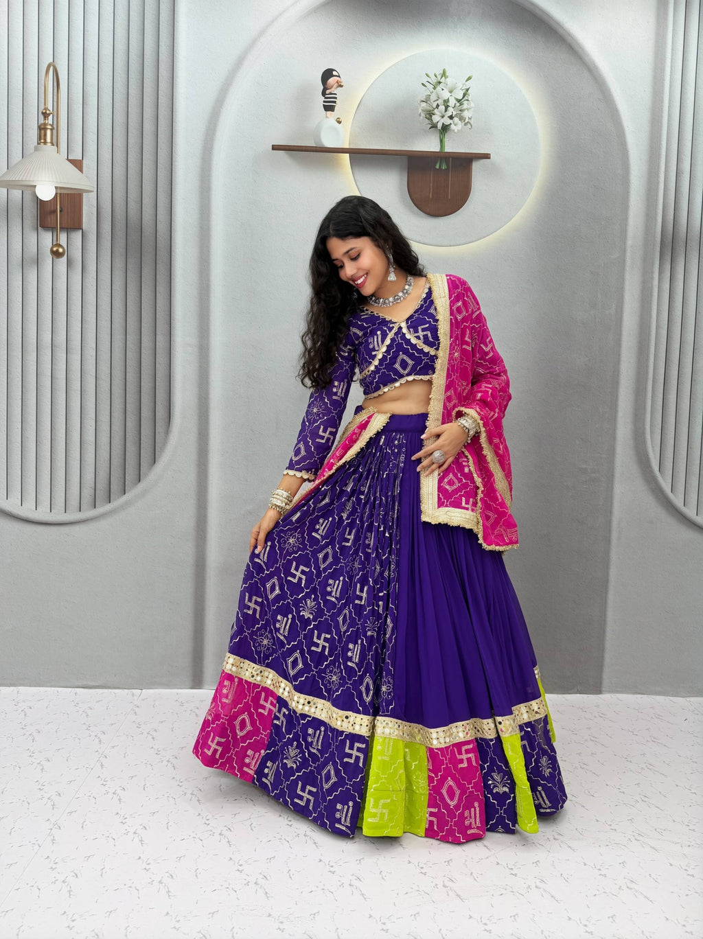 *Ram-184* Femora Launching Navratri Special Lehenga choli with vintage duptto