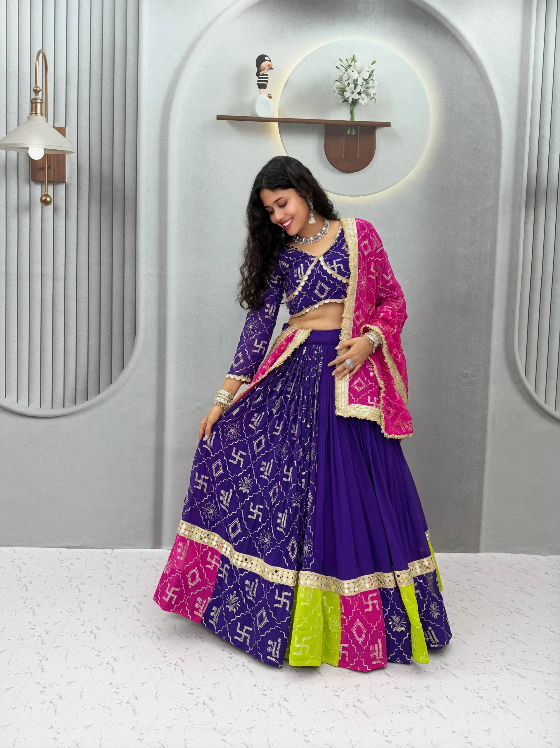*Ram-184* Femora Launching Navratri Special Lehenga choli with vintage duptto
