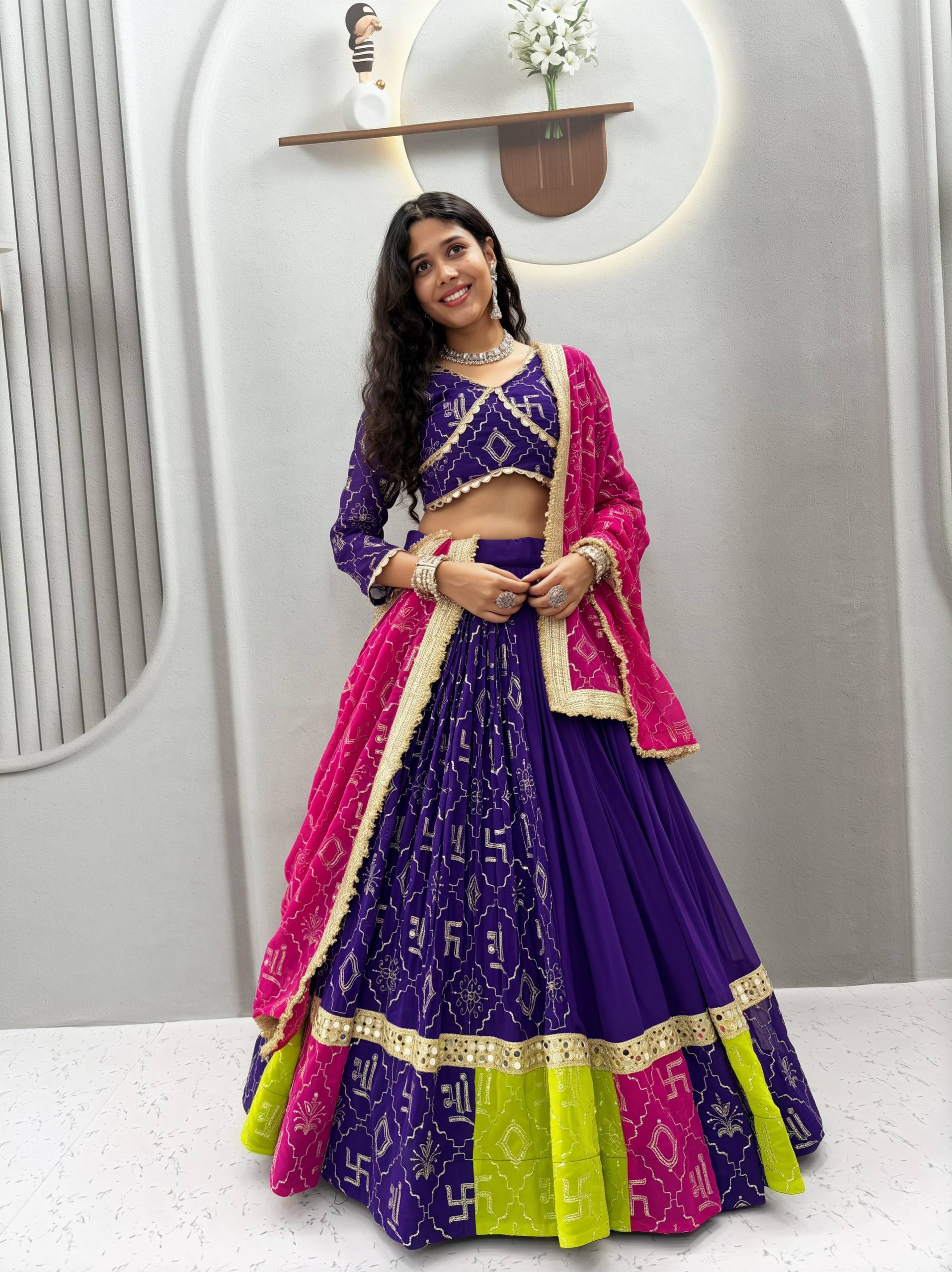 *Ram-184* Femora Launching Navratri Special Lehenga choli with vintage duptto