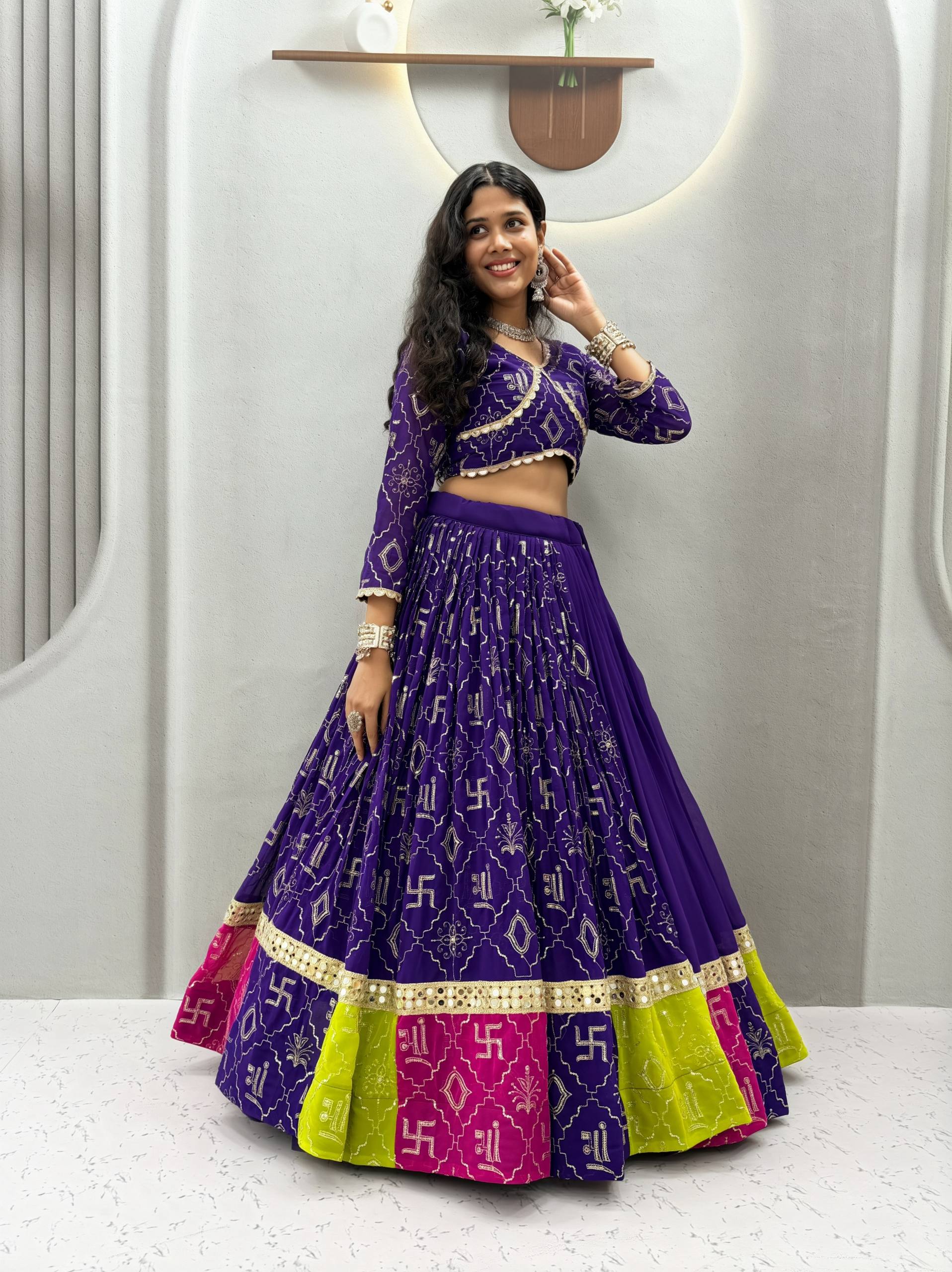 *Ram-184* Femora Launching Navratri Special Lehenga choli with vintage duptto