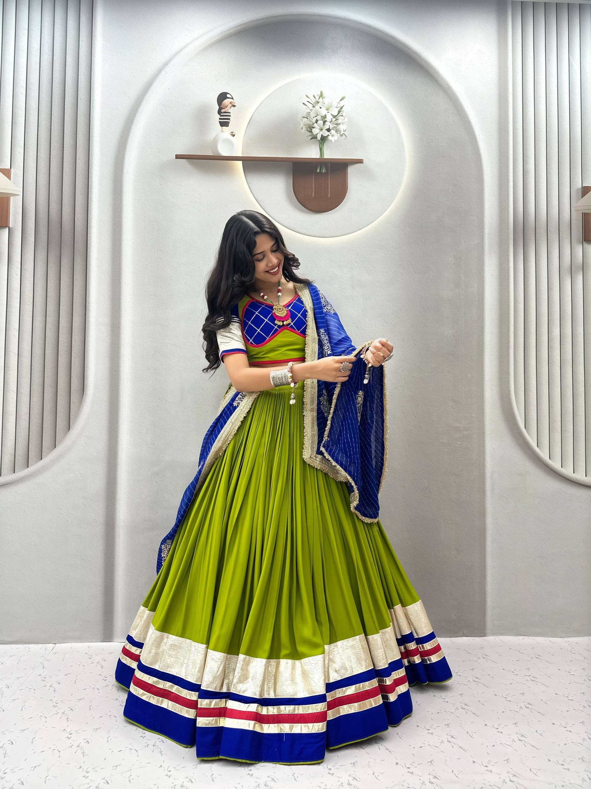 *Ram - 182*🥢💃🏿👗💌Femora is Launching Navratri Special Lehenga choli with vintage duptto 🥢👗💌💃🏿