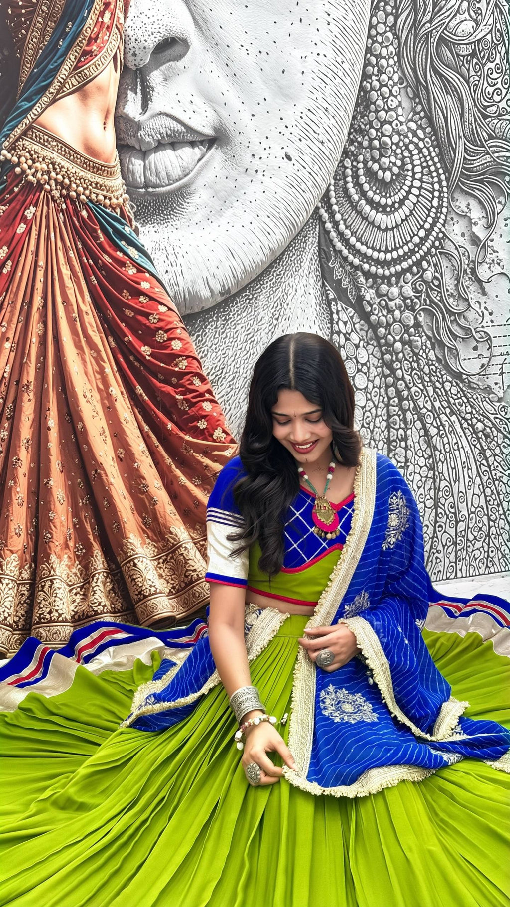 *Ram - 182*🥢💃🏿👗💌Femora is Launching Navratri Special Lehenga choli with vintage duptto 🥢👗💌💃🏿