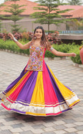 *Ram -115*🥢💃🏿👗💌Femora is Launching Navratri Special Gamathi Work Lehenga choli🥢👗💌💃🏿