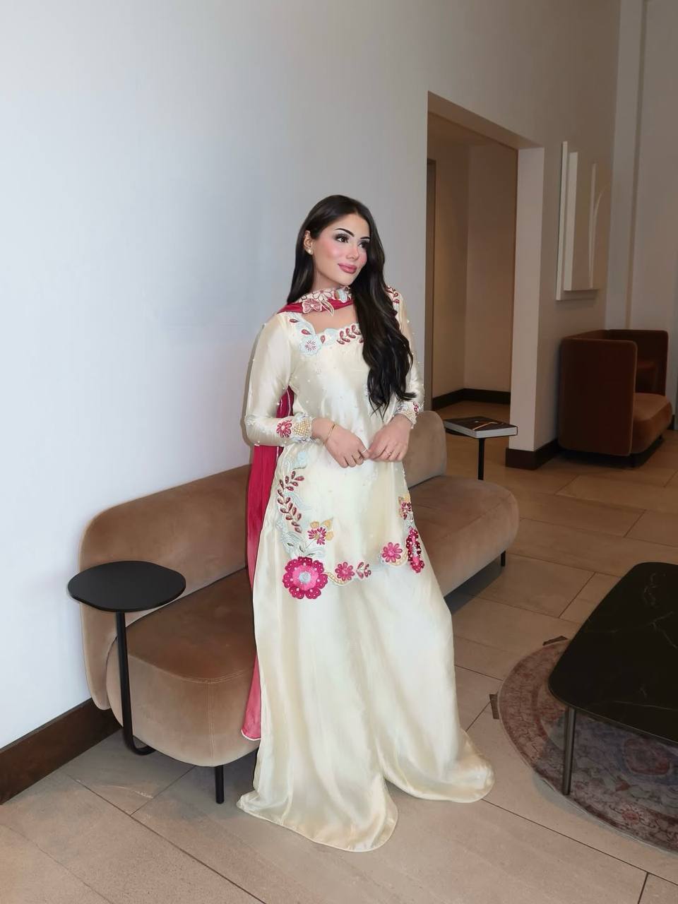 *(MF-525)*💥*Launching New Designer Party Wear Look Top , Sharara Plazzo and Dupatta*👌❤️