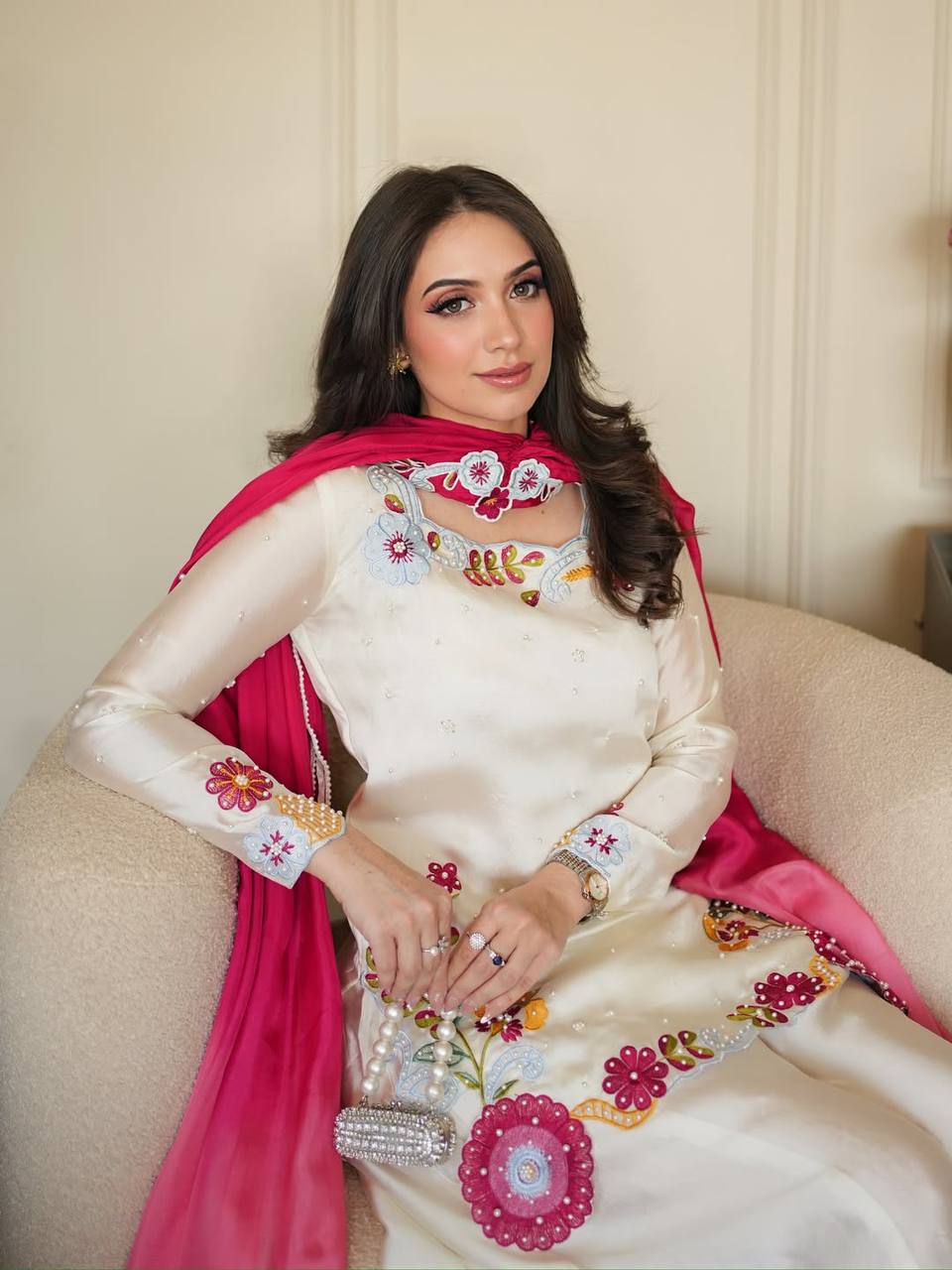 *(MF-525)*💥*Launching New Designer Party Wear Look Top , Sharara Plazzo and Dupatta*👌❤️