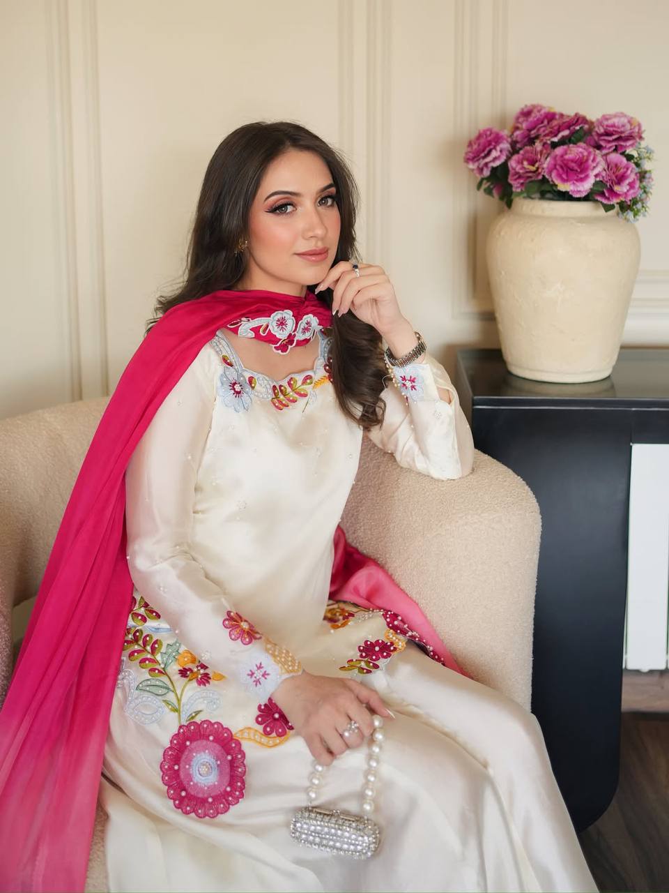 *(MF-525)*💥*Launching New Designer Party Wear Look Top , Sharara Plazzo and Dupatta*👌❤️