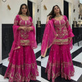 *(MF-523)*💥*Launching New Designer Party Wear Look Top , Sharara Plazzo and Dupatta*👌❤️