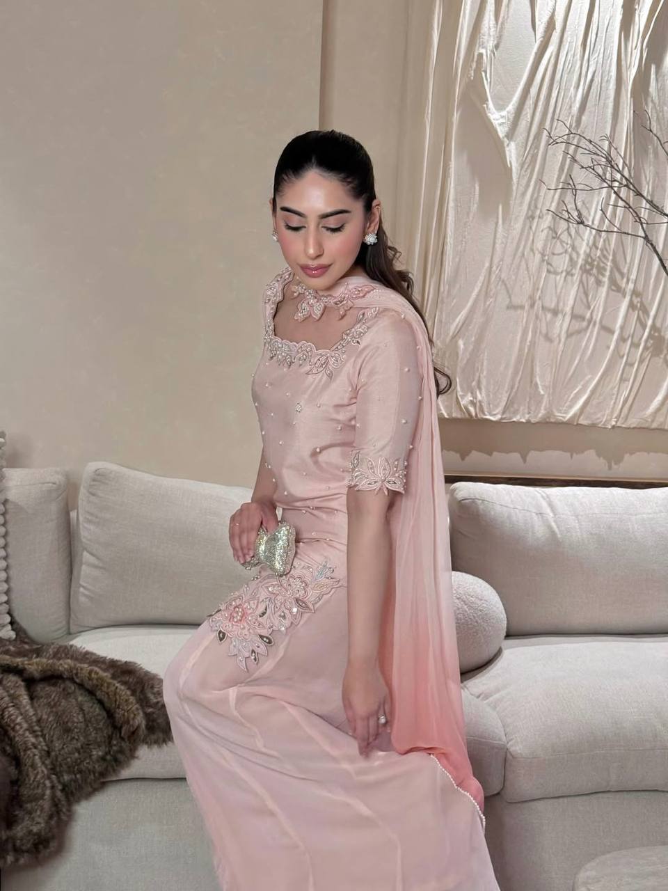 *(MC-2047)*💥*Launching New Designer Party Wear Look Top , Sharara Plazzo and Dupatta*👌