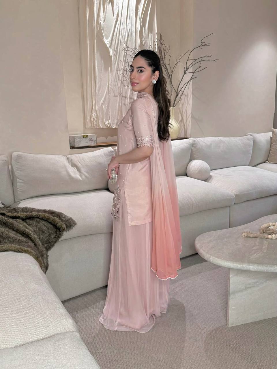 *(MC-2047)*💥*Launching New Designer Party Wear Look Top , Sharara Plazzo and Dupatta*👌