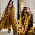 *(MC-2046)*💥*Launching New Designer Party Wear Look Gown Anarkali Style Pant  Plazzo and Dupatta*👌❤️