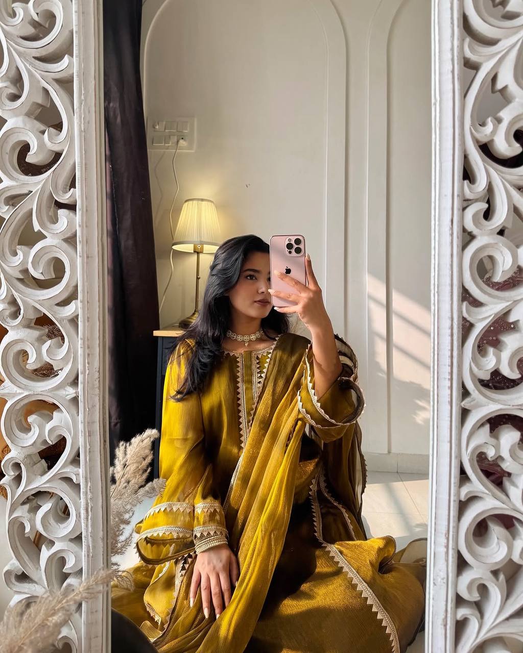*(MC-2046)*💥*Launching New Designer Party Wear Look Gown Anarkali Style Pant  Plazzo and Dupatta*👌❤️