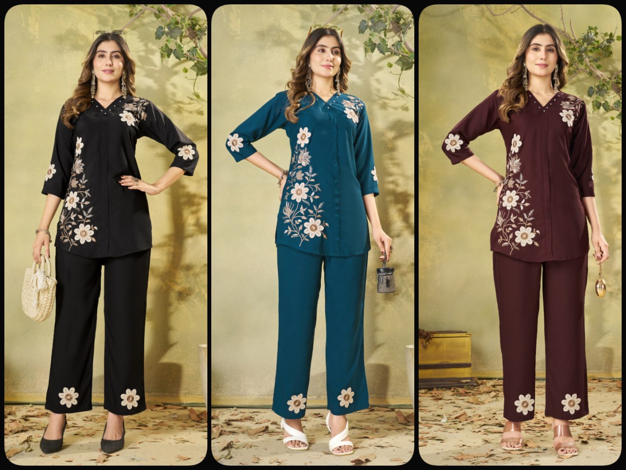 *DIVA-161* *Femora Presenting Co-Ords Set (Stitched)*