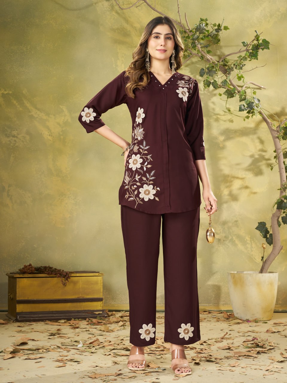 *DIVA-161* *Femora Presenting Co-Ords Set (Stitched)*
