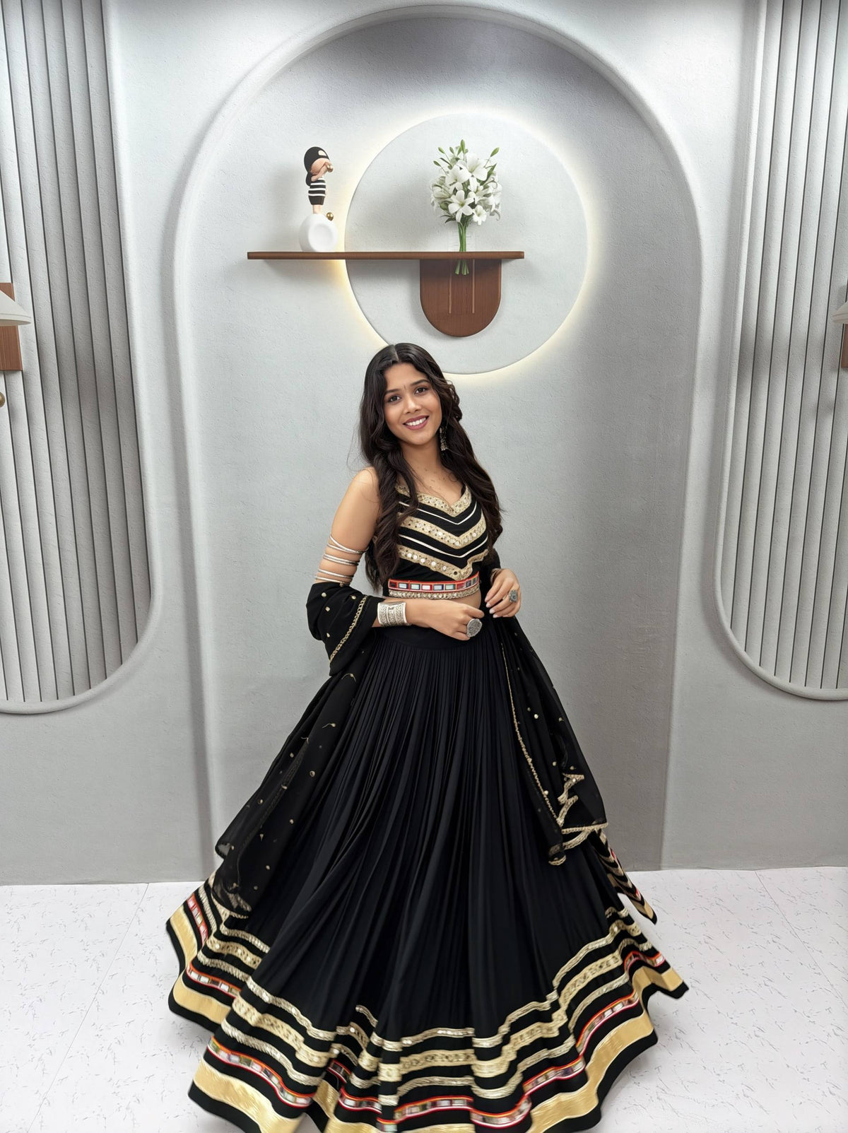 *Ram - 185*Femora is Launching Navratri Special Lehenga choli with vintage duptto