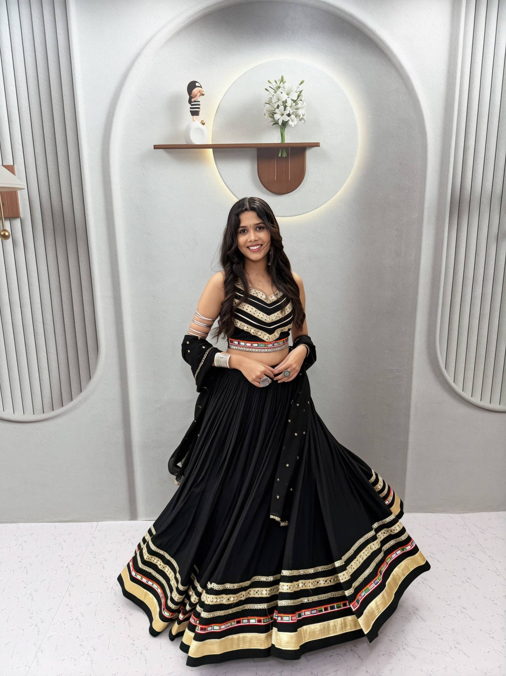 *Ram - 185*Femora is Launching Navratri Special Lehenga choli with vintage duptto