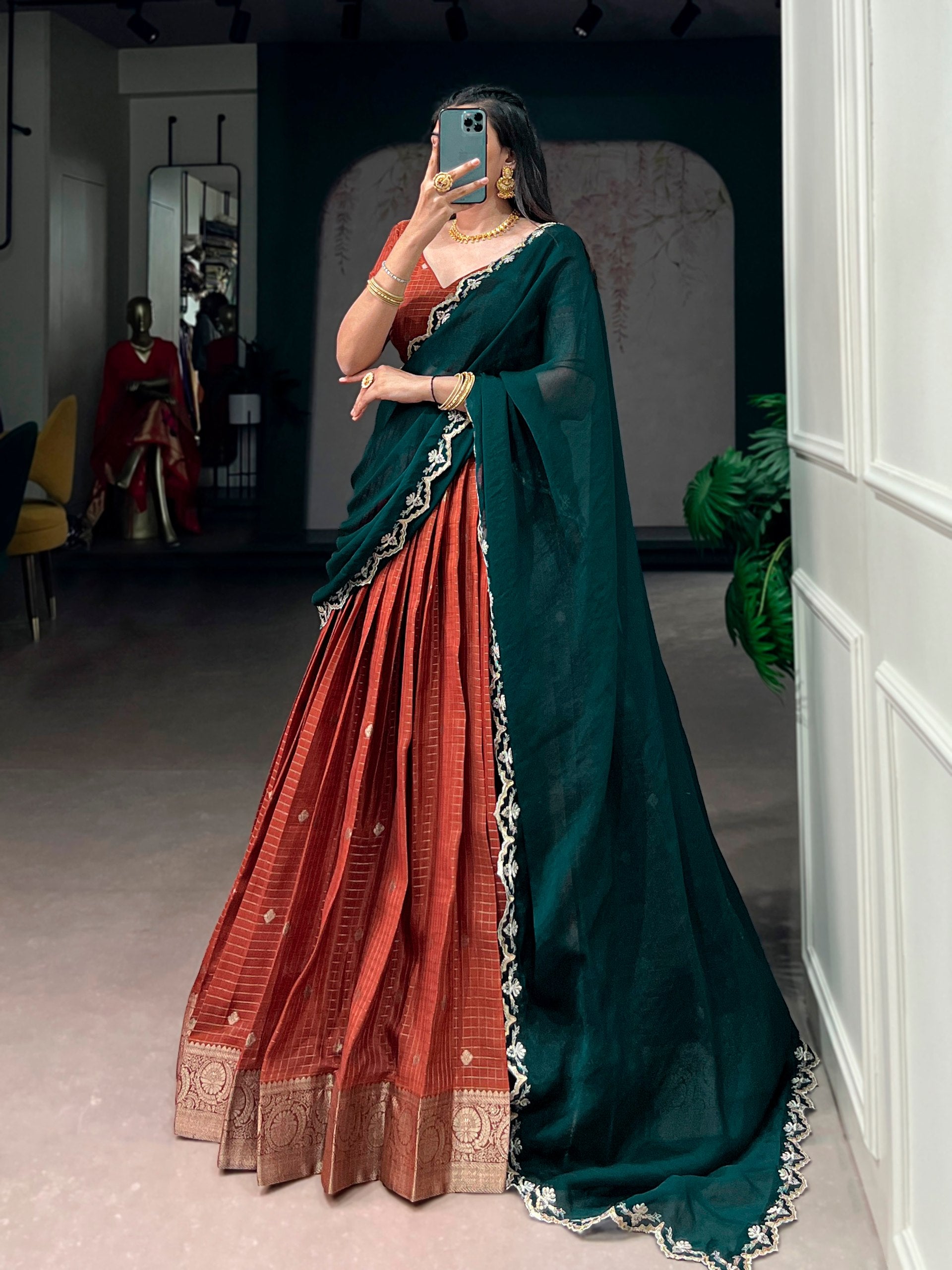 *LNB2037 - SHREEVANI-01*Langa Davani Collection🍃