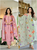 *🍁 *DESIGN CODE* :- GB2113*🍁New Arrival Fastive Anarkali kurti set cotton collection🍁*