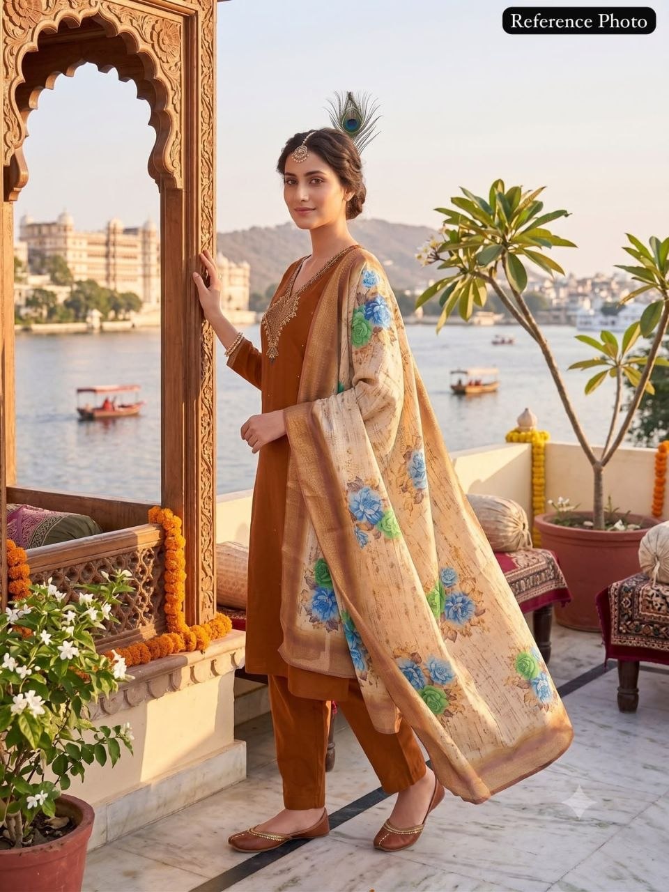 *Design No : KR-410*FEMORA* Launching New Designers Kurti Pent Dupatta Set