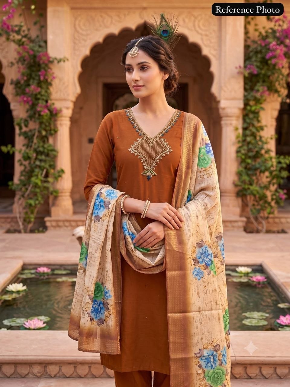 *Design No : KR-410*FEMORA* Launching New Designers Kurti Pent Dupatta Set