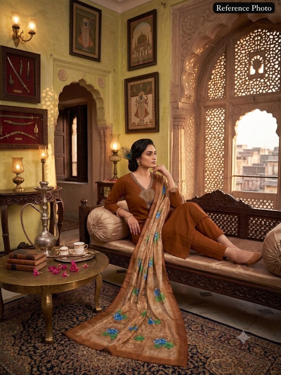 *Design No : KR-410*FEMORA* Launching New Designers Kurti Pent Dupatta Set