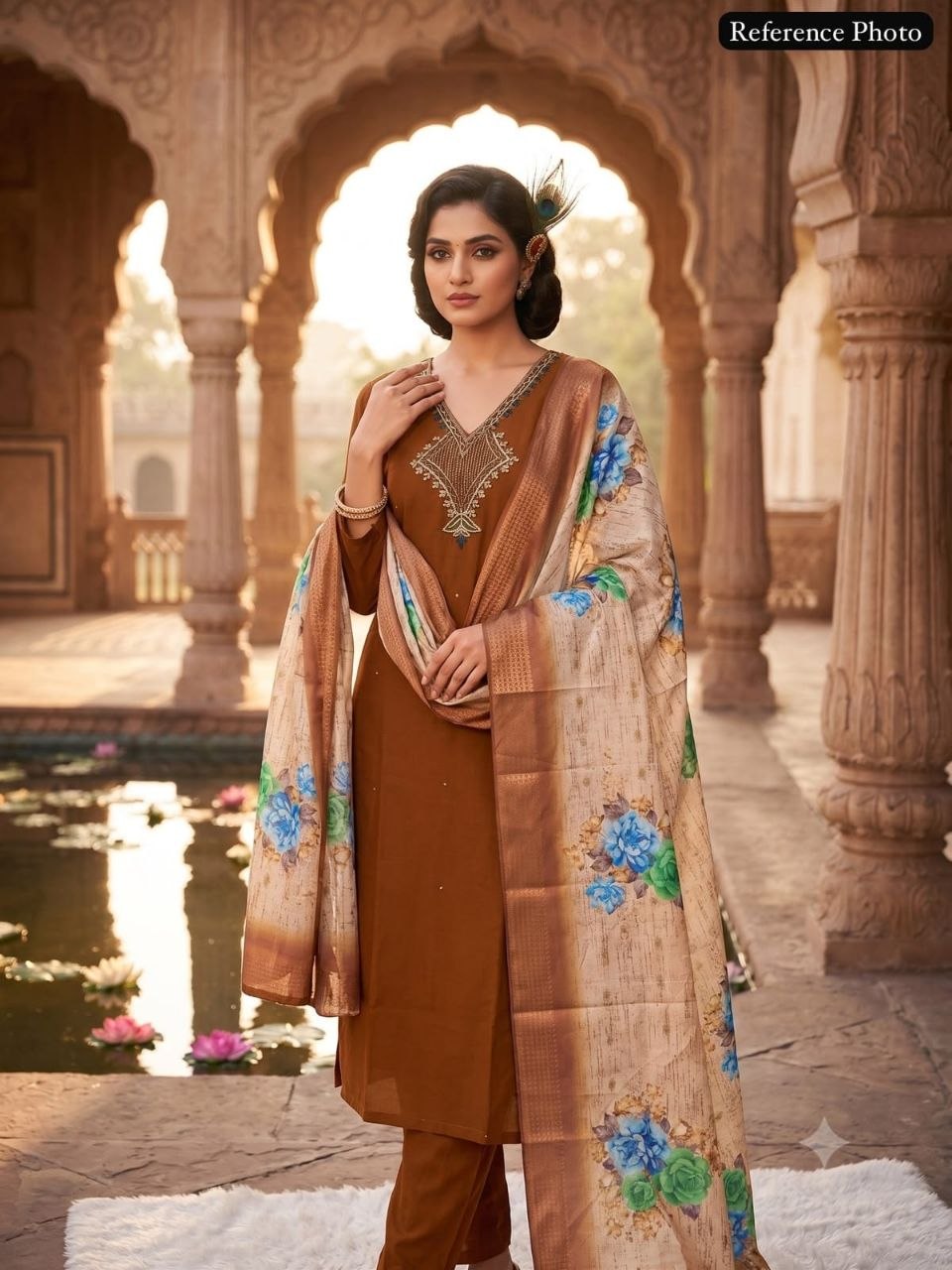 *Design No : KR-410*FEMORA* Launching New Designers Kurti Pent Dupatta Set