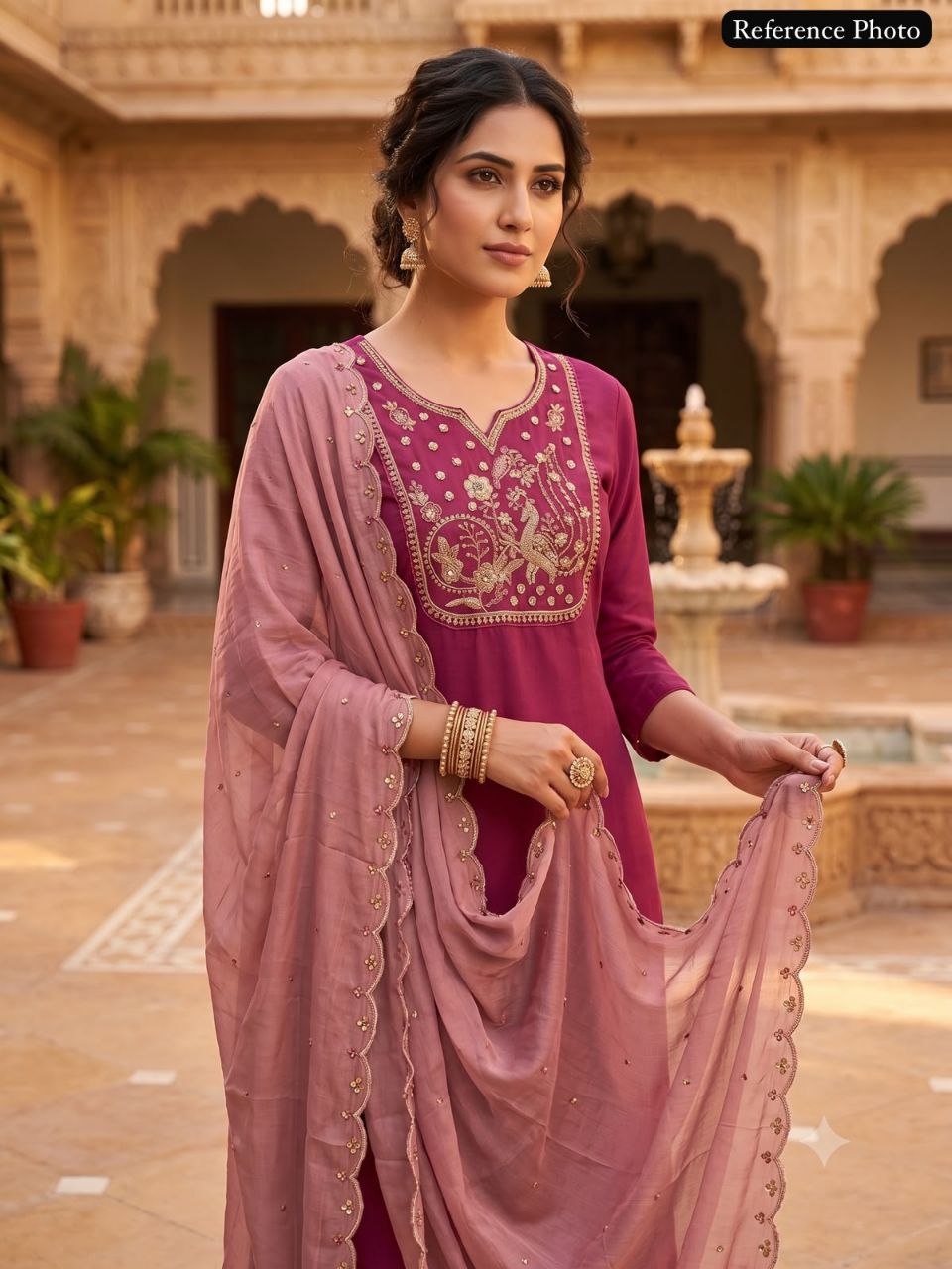 *Design No : KR-420*FEMORA* Launching New Designers Kurti Pent Dupatta Set