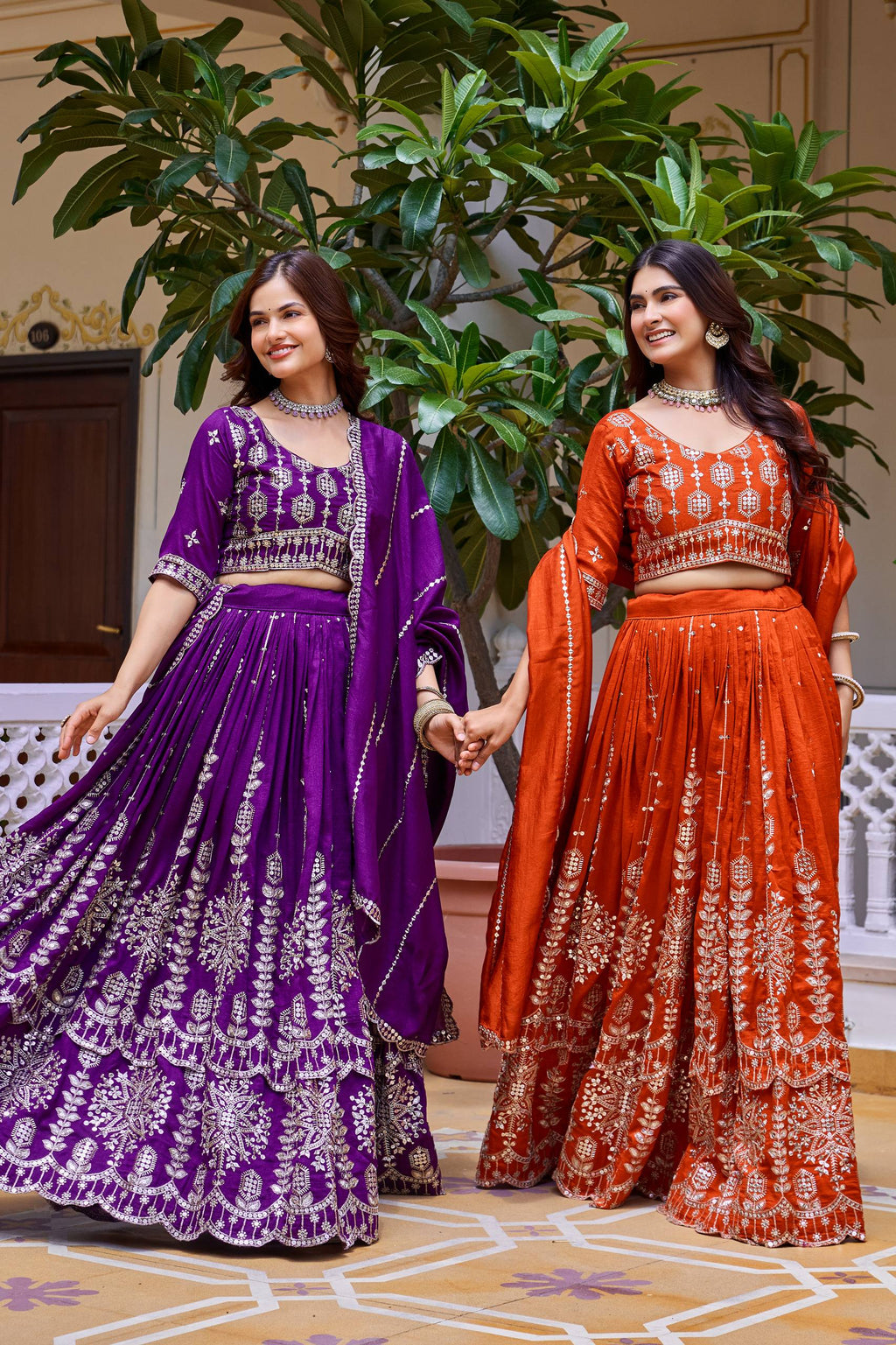 *Ram-188*FEMORA Is is New Launching Wedding Two flair collection Lehenga Choli