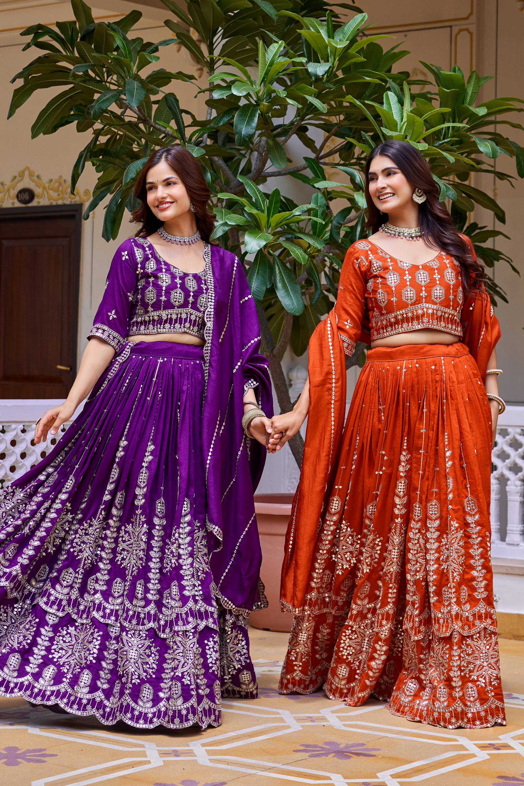 *Ram-188*FEMORA Is is New Launching Wedding Two flair collection Lehenga Choli