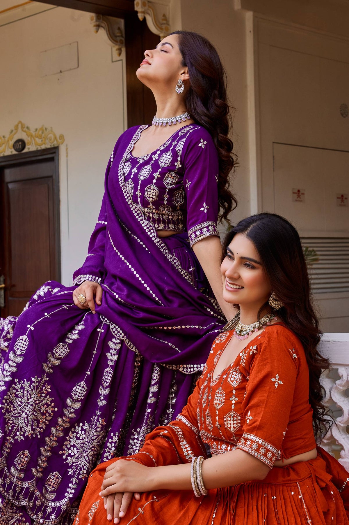 *Ram-188*FEMORA Is is New Launching Wedding Two flair collection Lehenga Choli