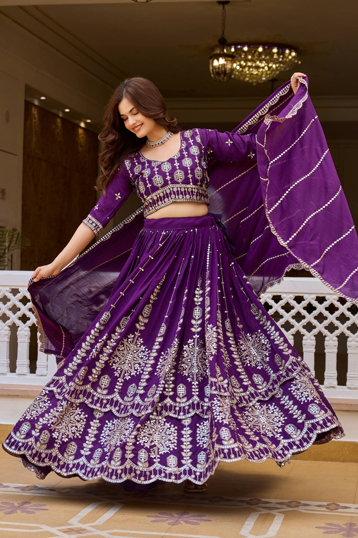 *Ram-188*FEMORA Is is New Launching Wedding Two flair collection Lehenga Choli