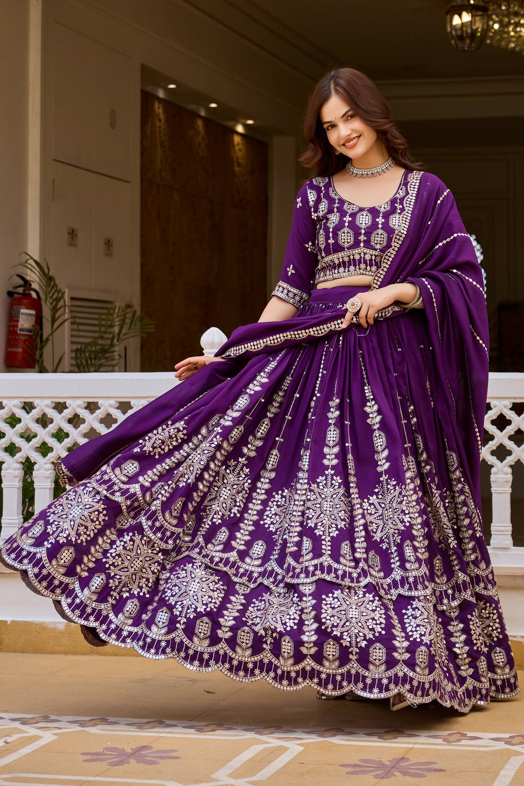 *Ram-188*FEMORA Is is New Launching Wedding Two flair collection Lehenga Choli