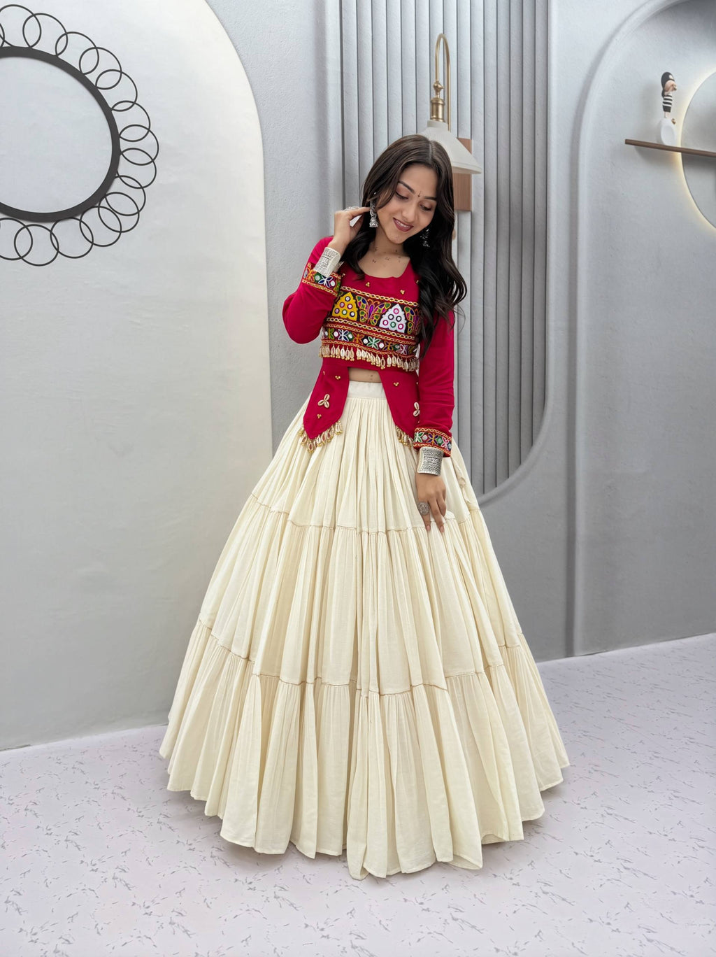 *Ram - 189*Femora is Launching Navratri Special Hand Work Lehenga choli