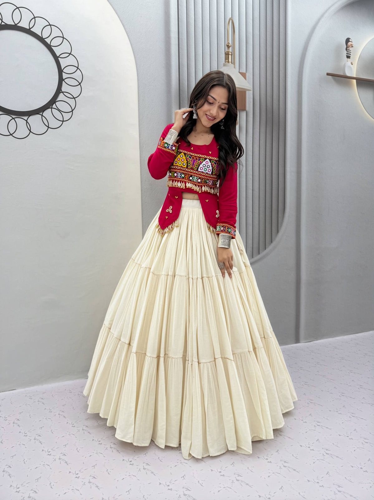 *Ram - 189*Femora is Launching Navratri Special Hand Work Lehenga choli