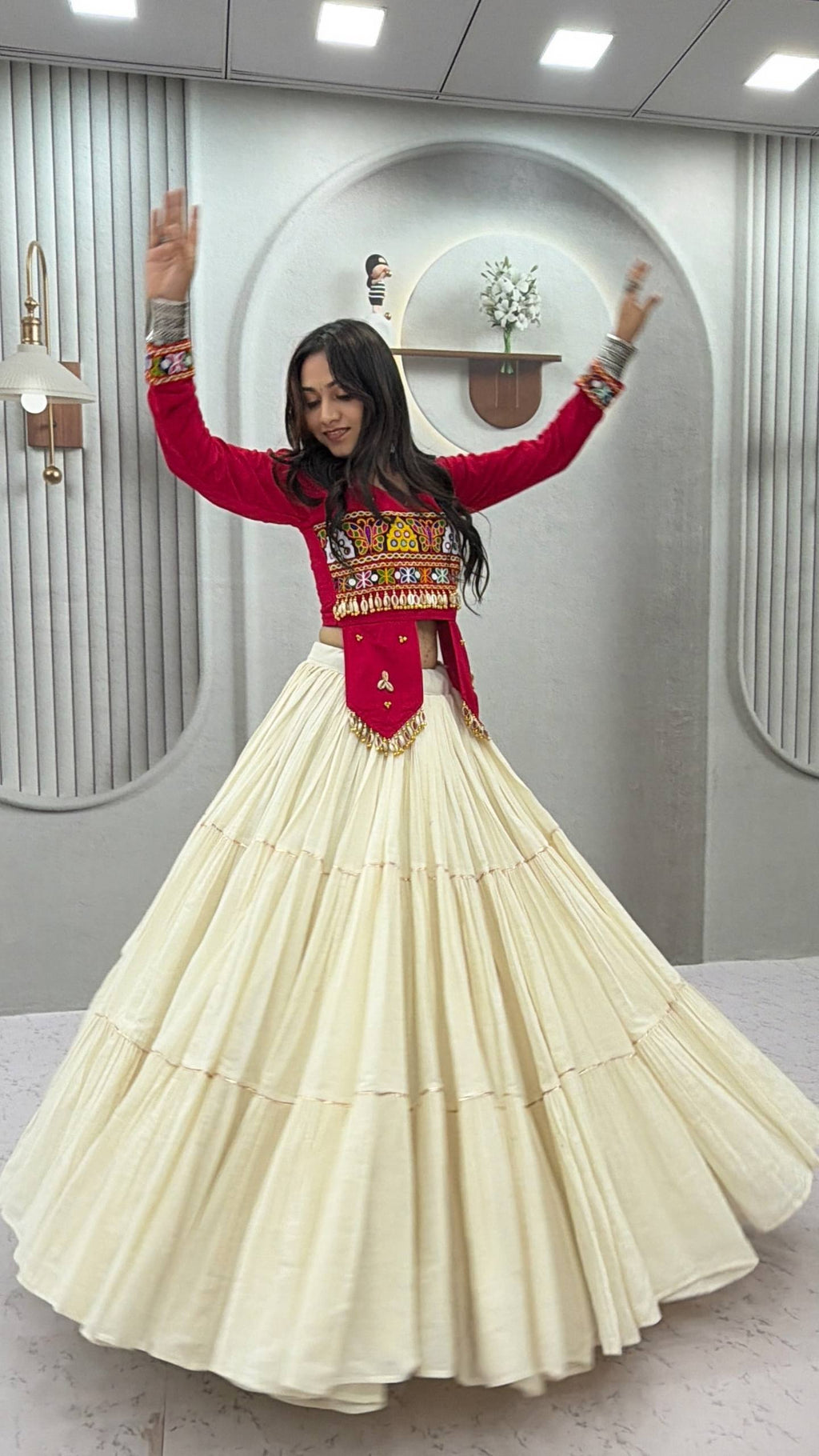*Ram - 189*Femora is Launching Navratri Special Hand Work Lehenga choli