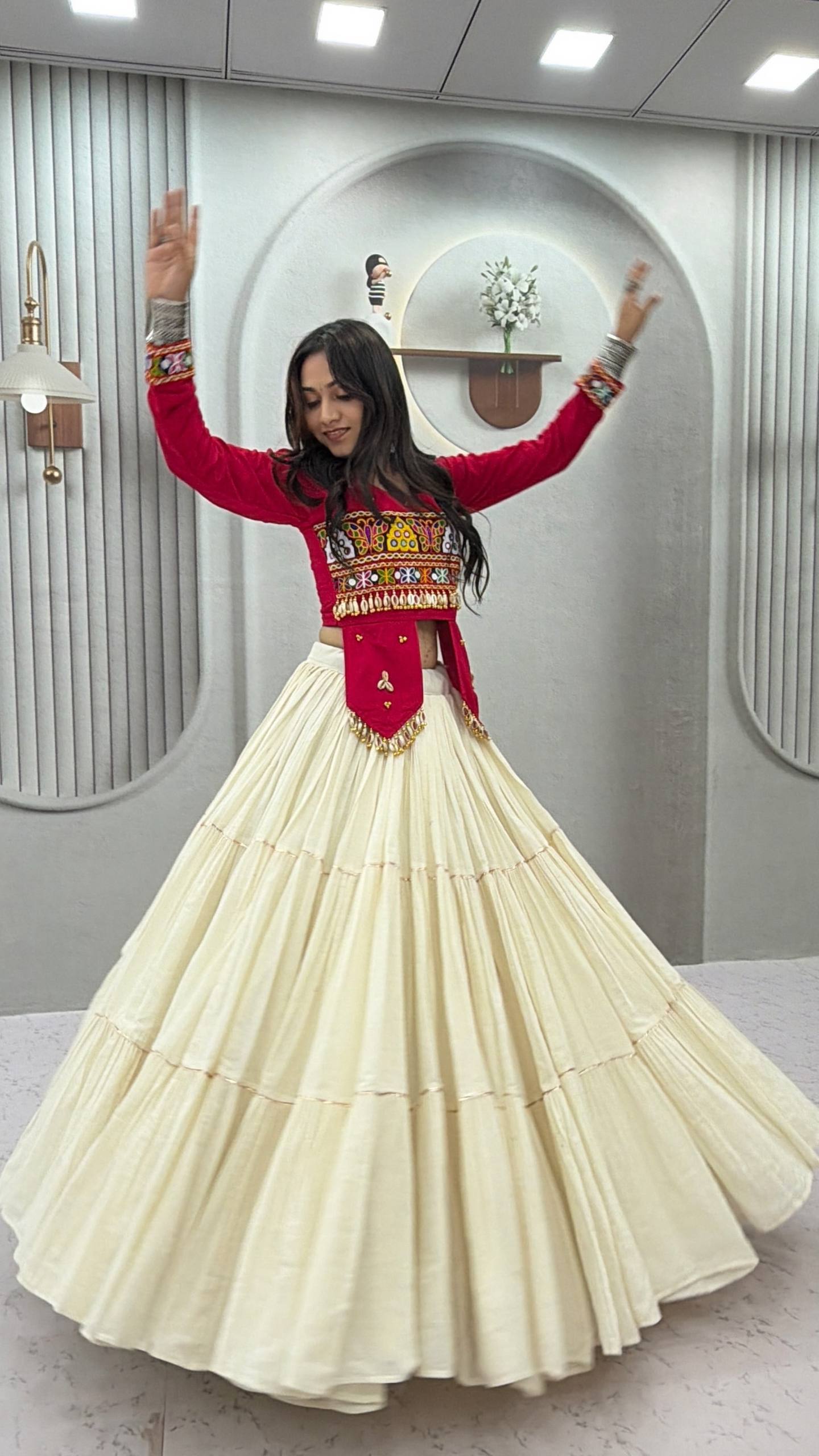 *Ram - 189*Femora is Launching Navratri Special Hand Work Lehenga choli