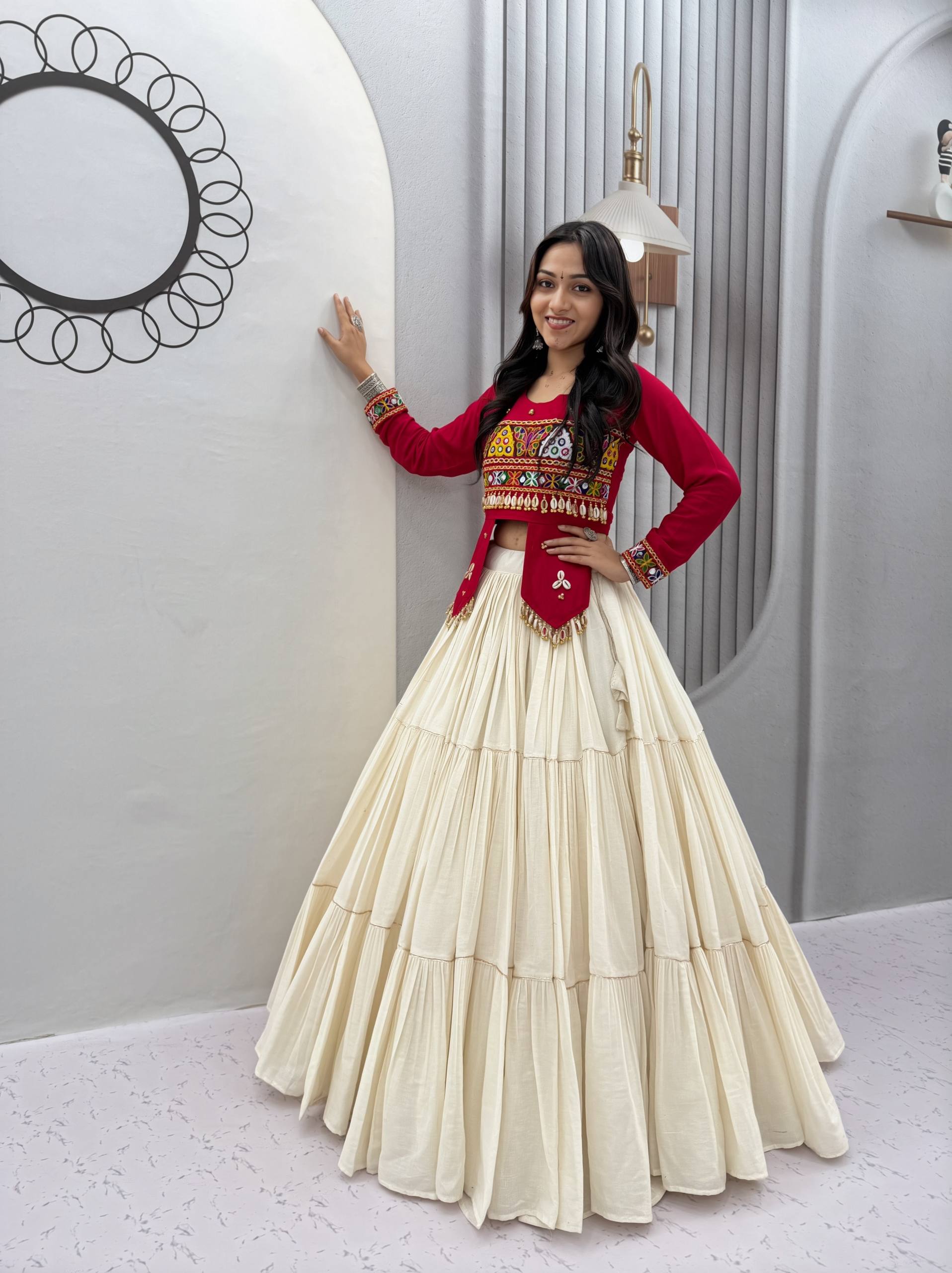 *Ram - 189*Femora is Launching Navratri Special Hand Work Lehenga choli