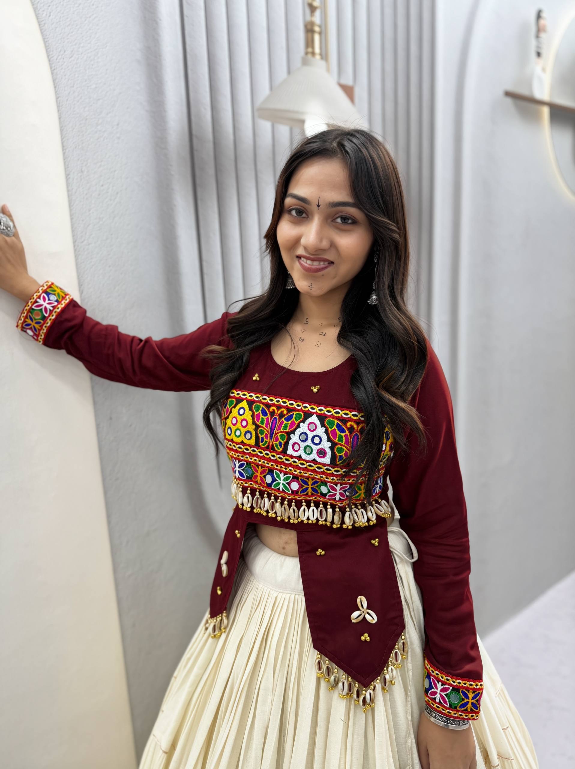 *Ram - 189*Femora is Launching Navratri Special Hand Work Lehenga choli