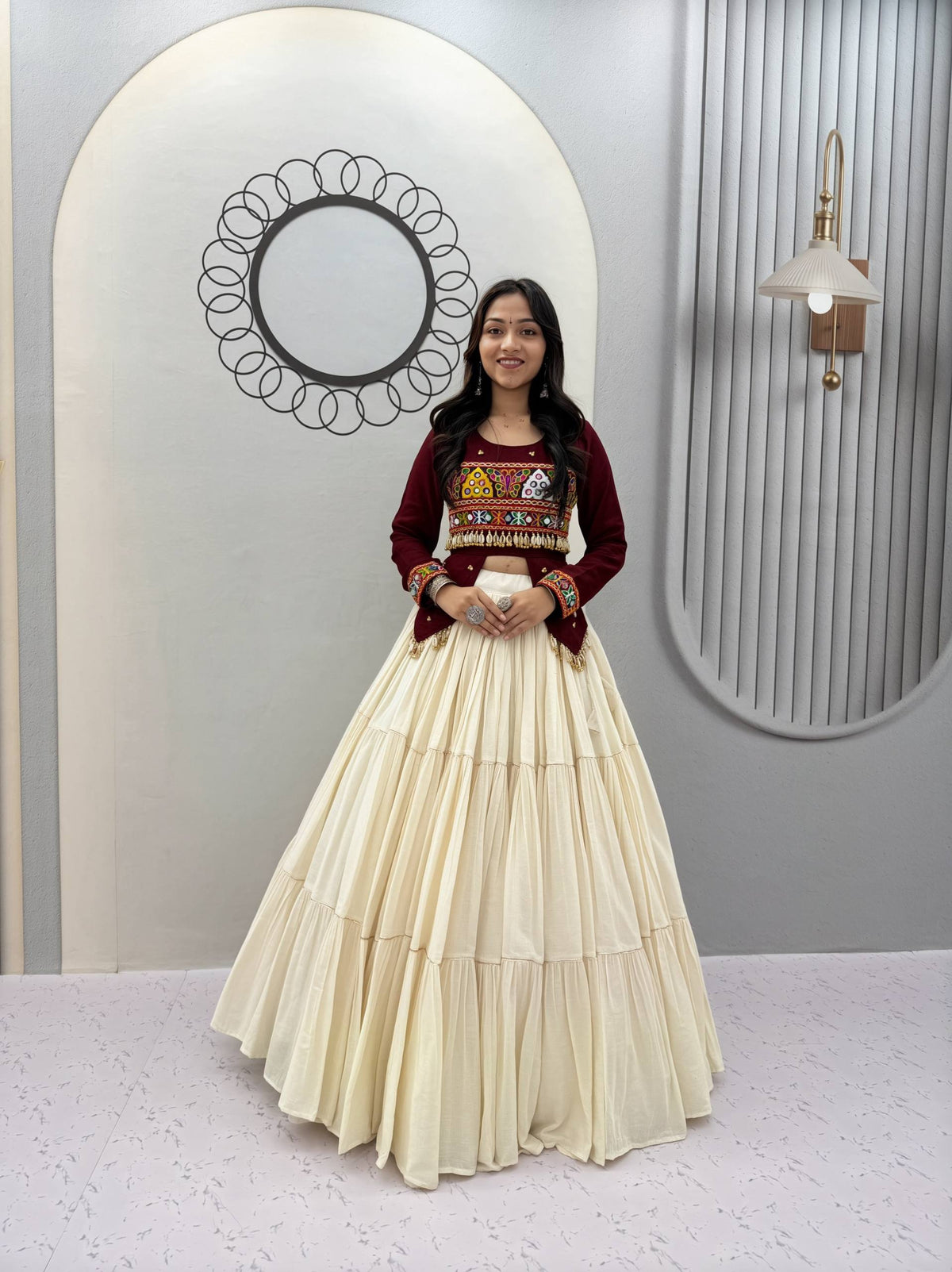 *Ram - 189*Femora is Launching Navratri Special Hand Work Lehenga choli