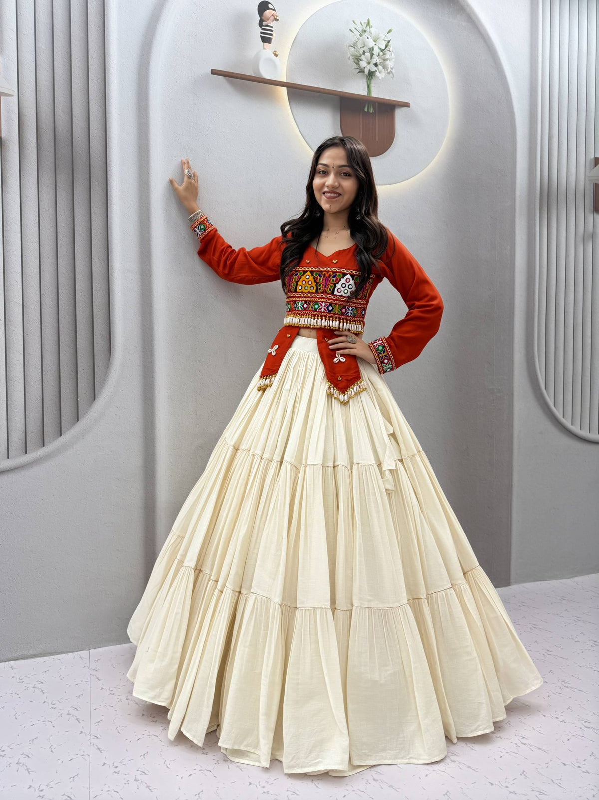 *Ram - 189*Femora is Launching Navratri Special Hand Work Lehenga choli