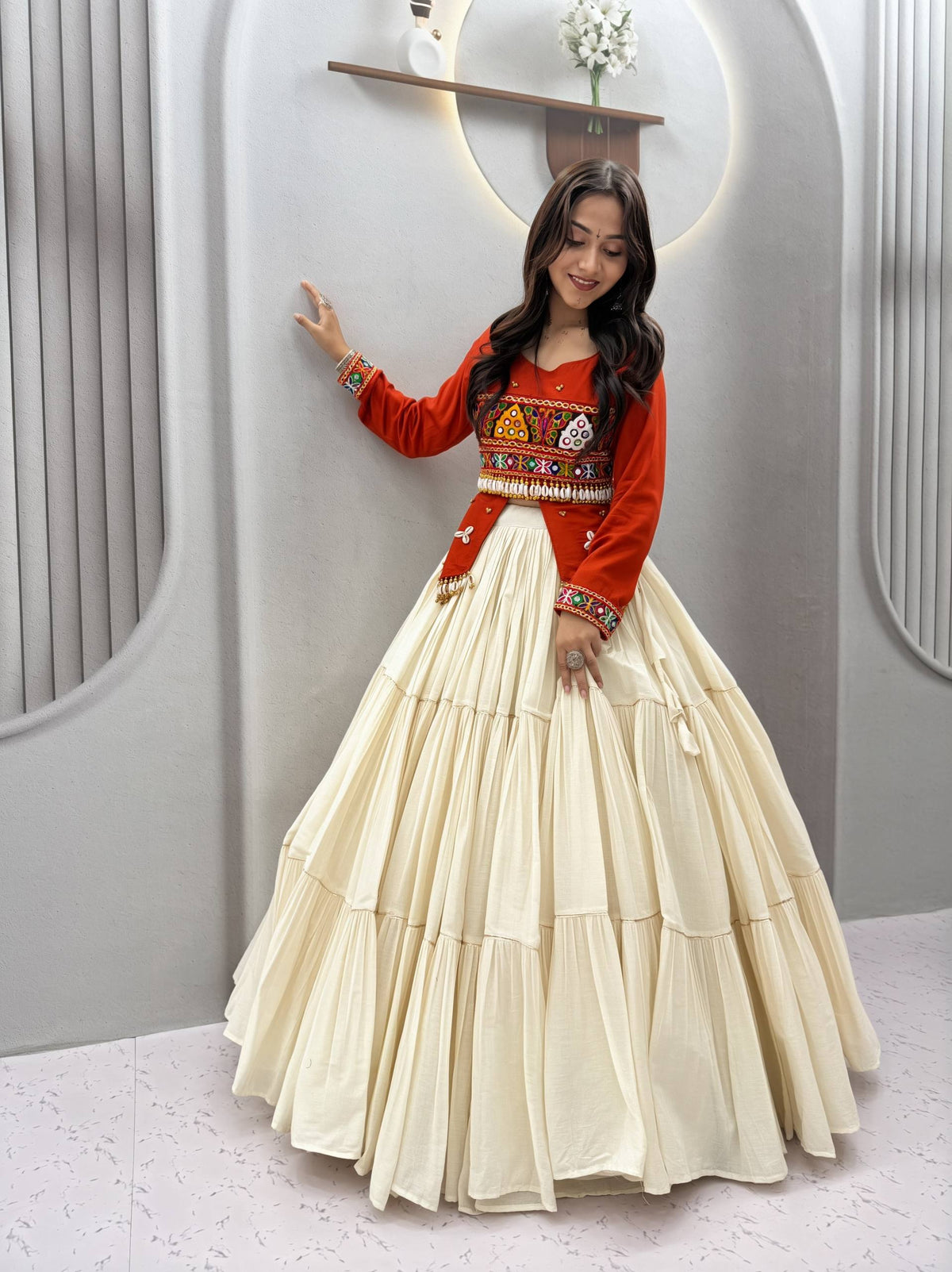 *Ram - 189*Femora is Launching Navratri Special Hand Work Lehenga choli