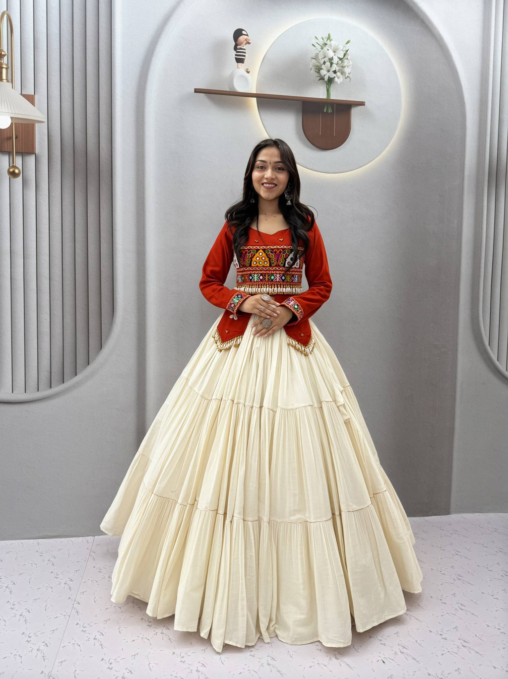 *Ram - 189*Femora is Launching Navratri Special Hand Work Lehenga choli
