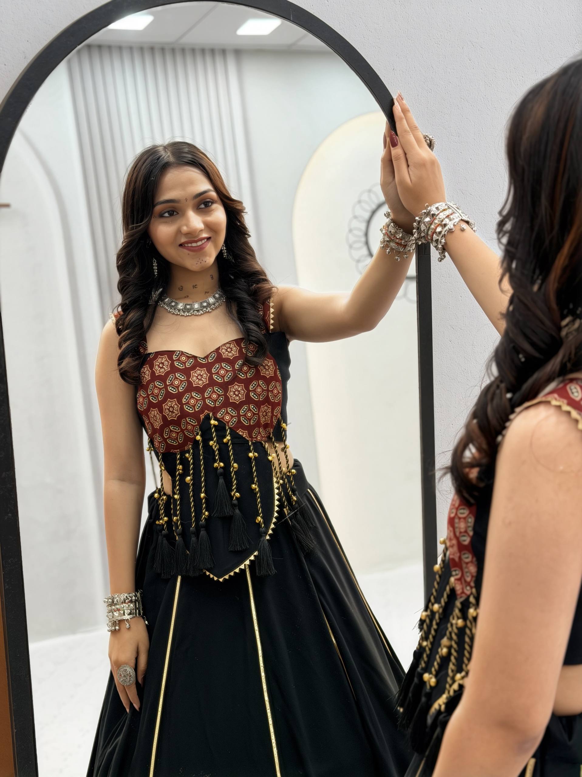 Ajrak Lehenga Choli  | RAM 192